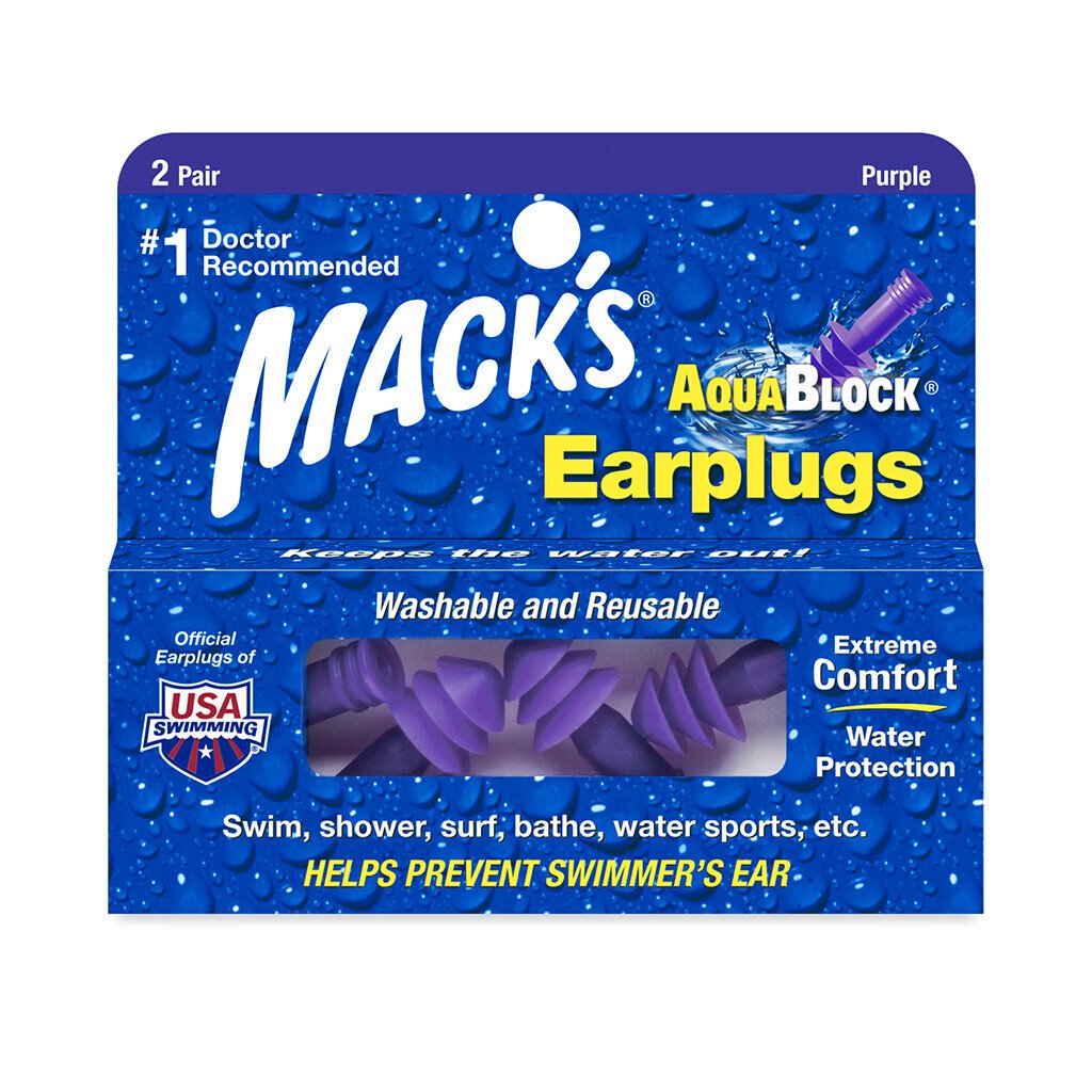 MACKS AQUABLOCK Ear Plugs 2 pair Health7