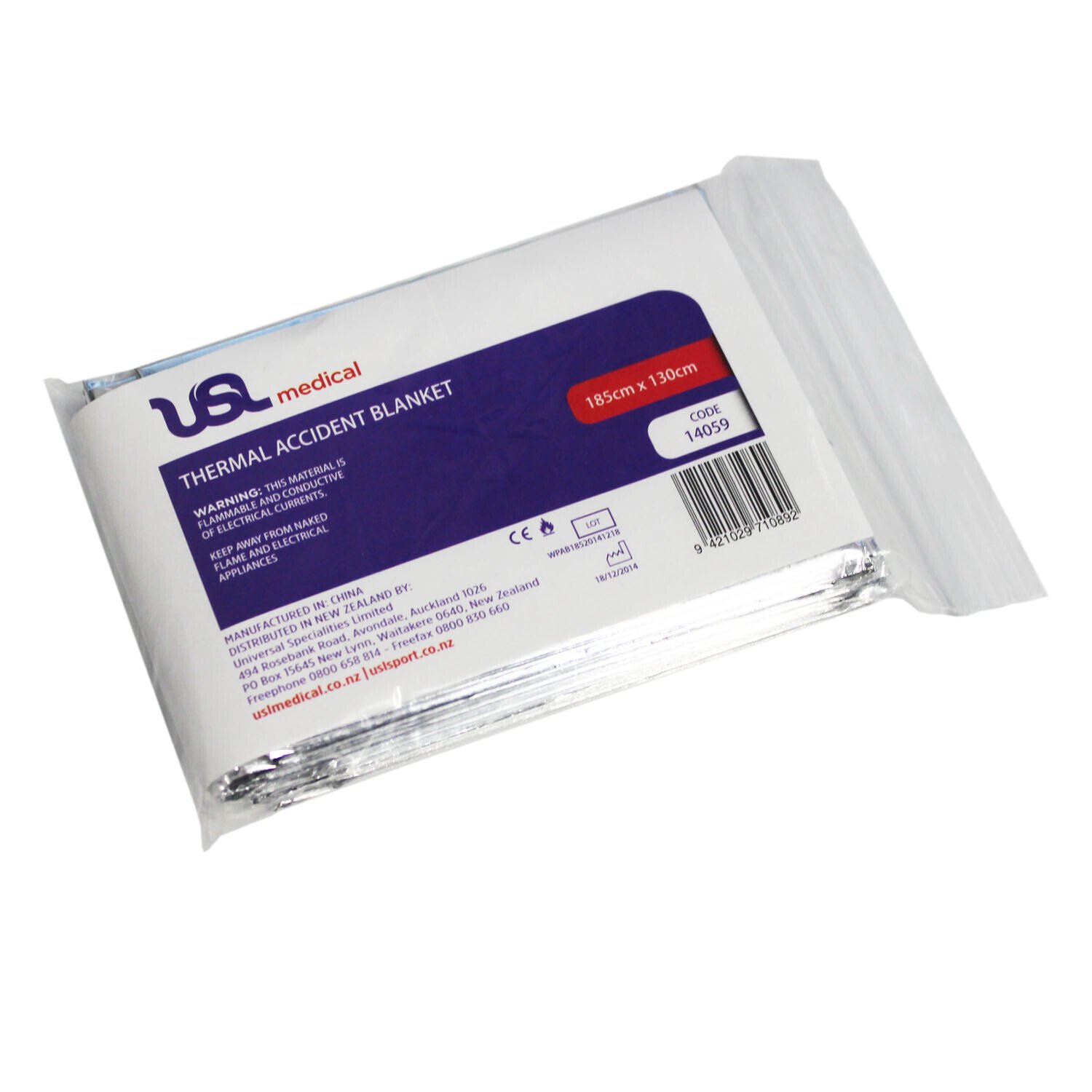 Accident Blanket 185x130cm 1pc/bag Health7