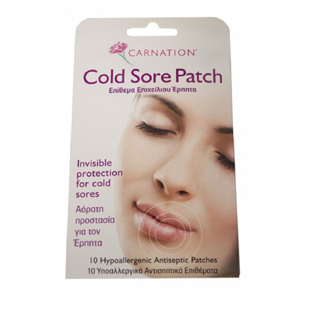 Carnation Cold Sore Patch 10 per pack Health7