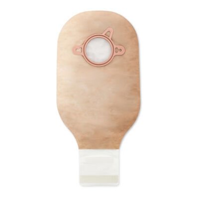 PD New Image Two-Piece Drainable Ostomy Pouch - Lock'n Roll closure, filter