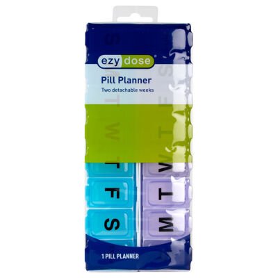 Ezy Dose Duets Snap-Apart 14-Day +2 Pill Reminder