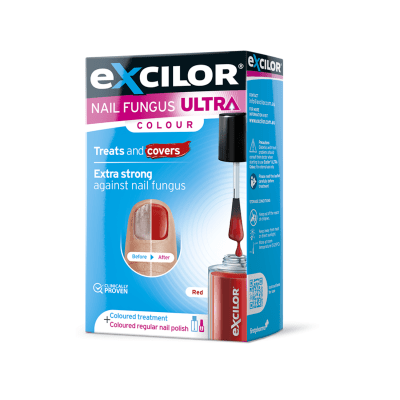 Excilor Ultra Nail Treatment Colour Red 30m