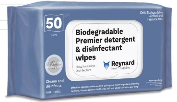 Reynard Biodegradable Premier Wipes RHS210