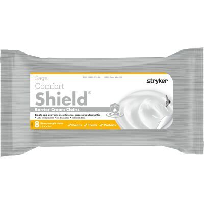 Sage Comfort Shield Barrier Cream Cloths PKT8