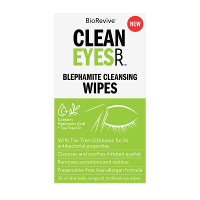BR CleanEyes Blephamite Cleansing Wipes 30 PK