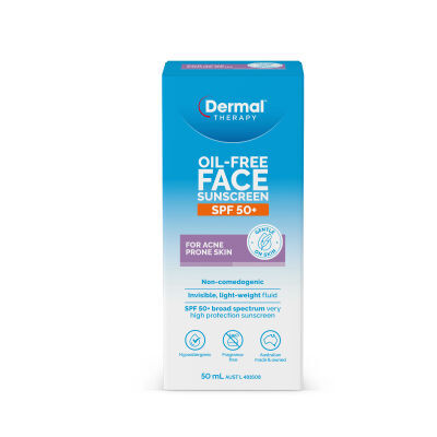 Dermal TherapyAcne Oil-Free SPF 50+ Sunscreen 50mL